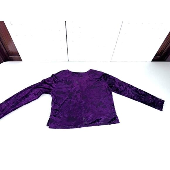 "Rabbit Rabbit Rabbit Designs" Size 8 ,Velvet,Burnout,Cardigan,Whimsy Goth,Fairy - Picture 9 of 10